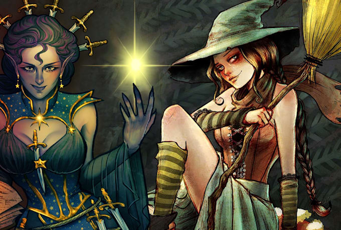 create-fantasy-character-illustrations-for-you