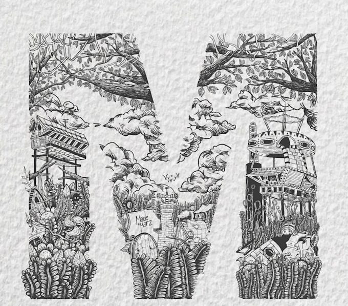 create-illustration-typography-design