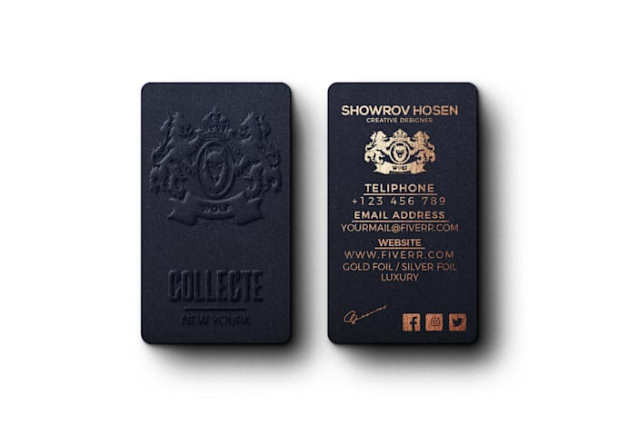 create-luxury-business-card-design