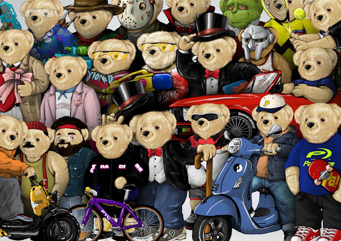 create-polo-bear-style-for-streetwear-brand create-polo-bear-style-for-streetwear-brand