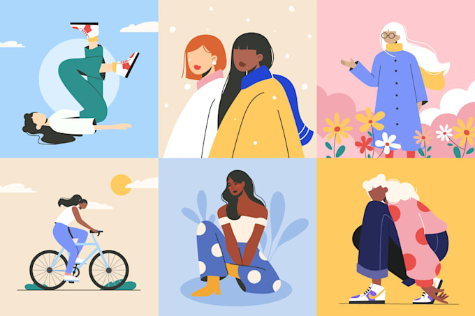 design-a-2d-flat-illustration-for-your-website design-a-2d-flat-illustration-for-your-website