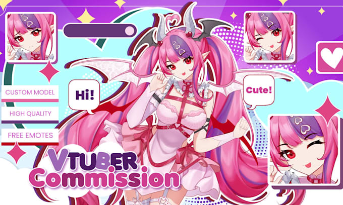 design-anime-character-model-for-2dlive-and-vtuber
