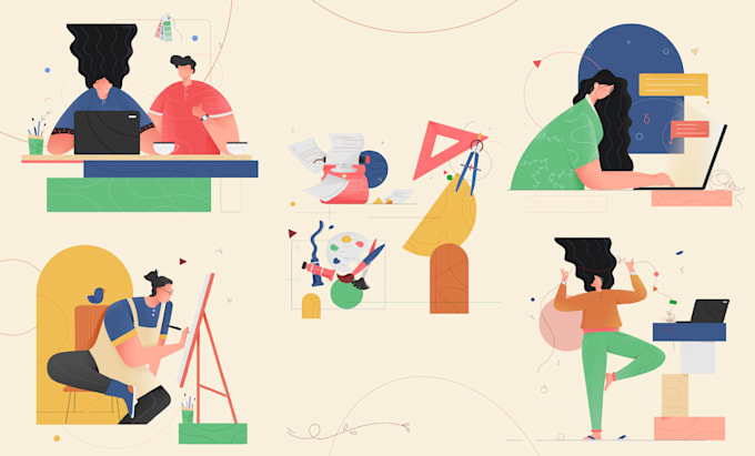 design-flat-character-illustrations