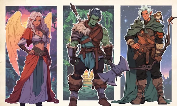 draw-headshot-bust-up-half-body-or-full-body-yourfantasy-character-dnd draw-headshot-bust-up-half-body-or-full-body-yourfantasy-character-dnd