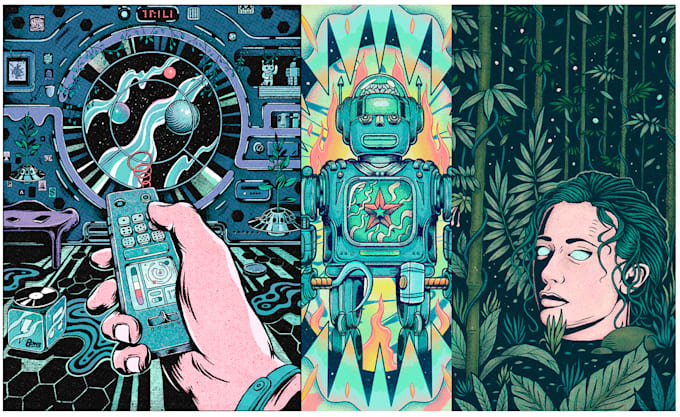 draw-vintage-illustration-distressed-retro-or-comic-art draw-vintage-illustration-distressed-retro-or-comic-art