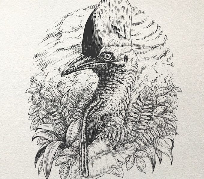 illustrate-anything-using-pen-and-ink-on-paper