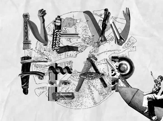 make-a-custom-font-with-collage-illustration-for-you