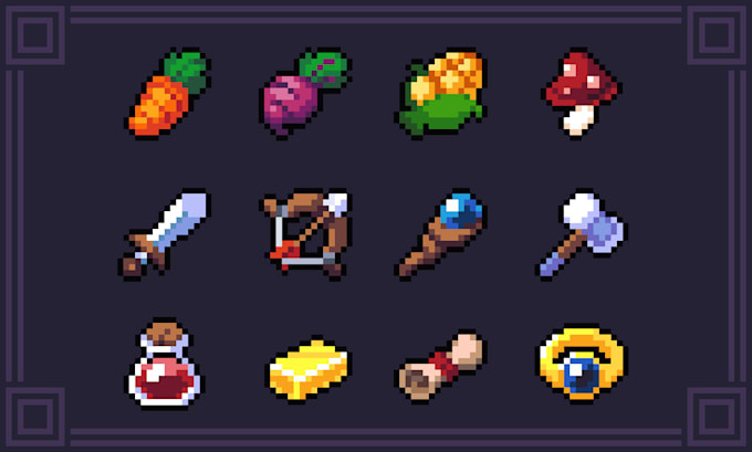 make-pixel-art-icons-and-items-for-your-game